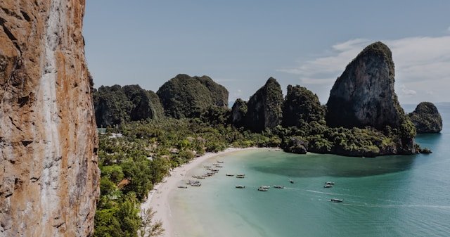 Railay Beach Thailand - Limestone Cliffs and Secluded Coves